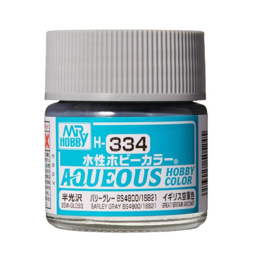 Mr. Hobby - Aqueous Hobby Color Paint (10 ml) Barley Gray BS4800/18B21 H-334 (Gunze) selyemfényű makettfesték