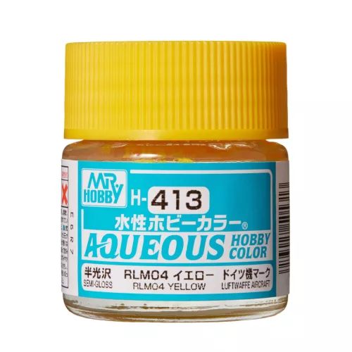 Mr. Hobby - Aqueous Hobby Color Paint (10 ml) RLM04 Yellow H-413 (Gunze) selyemfényű makettfesték