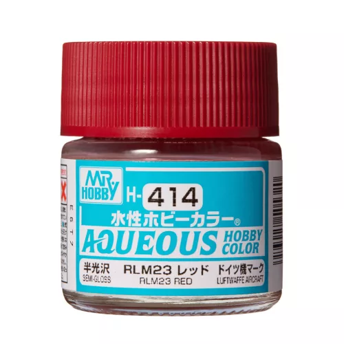 Mr. Hobby - Aqueous Hobby Color Paint (10 ml) RLM23 Red H-414 (Gunze) selyemfényű makettfesték