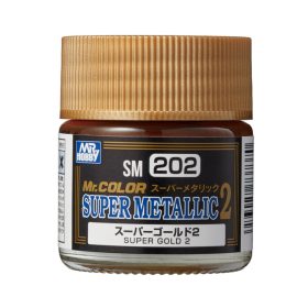  Mr. Hobby - Mr. Color Super Metallic II SM-202 Super Gold (10ml) (Gunze)