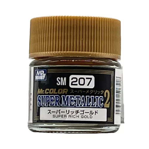 Mr. Hobby - Mr. Color Super Metallic II SM-207 Super Rich Gold (10 ml) (Gunze)