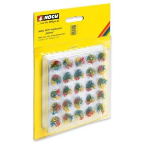   Noch 06900 Fűcsomók, virágzó - több színben, 25 db - 9 mm (H0,TT,N)