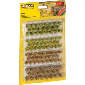 Noch 07013 Fűcsomó készlet, 52 db - 9 mm / 52 db - 6 mm - mezei virágok
