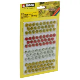 Noch 07135 Fűcsomók, virágzó, 105 db, 6 mm szálhosszúság