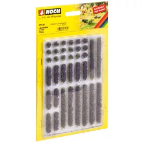 Noch 07136 Levendulaföld, csíkok és csomók, 18-18 db, 6 mm szálhosszúság (H0,TT)