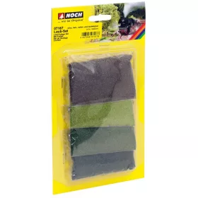   Noch 07167 Lombanyag készlet, 4 különböző zöld színben (4 X 20 g)