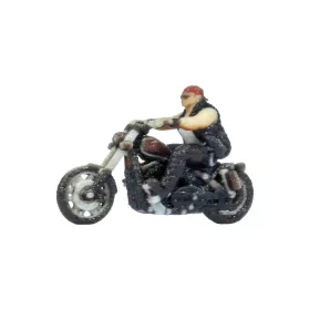 Noch 10903 Choppermotoros, menet közben (H0) - 3D