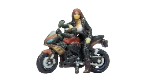 Noch 10907 Sportmotoros, álló helyzetben parkolóban (H0) - 3D