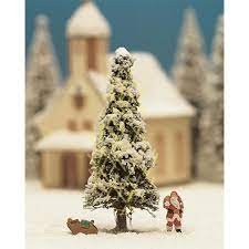 Noch 11912 Világító havas karácsonyfa mikulással (H0)