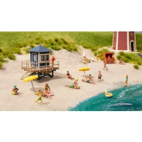   Noch 14265 Laser-Cut mini: Strandmesterház, úszómestertorony (H0)