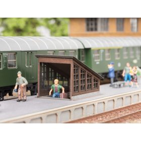 Noch 14412 Laser-Cut mini: Fedett állomási aluljáró-lejárat peronokra (TT)