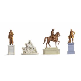   Noch 14835 Szobrok - Gutenberg, Pietà, Friedrich der Große, Händel (H0)