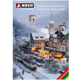 Noch 15993 Adventi naptár, figurákkal (H0)