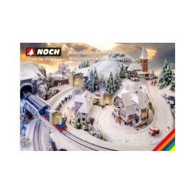 Noch 15997 Adventi naptár, figurákkal (H0)