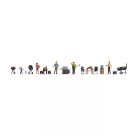 Noch 16200 Figuren-Themenwelt: Grill-Party (H0)