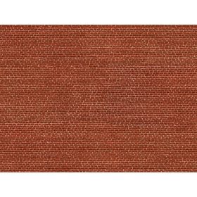 Noch 56610 3D-dekorlap: Klinkertégla, vörös (H0)