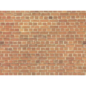 Noch 57550 Karton dekorlap, téglafal, 32×15 cm (H0,TT)