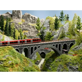 Noch 58670 Rhône kőhíd, vasúti viadukt (H0) - kész modell