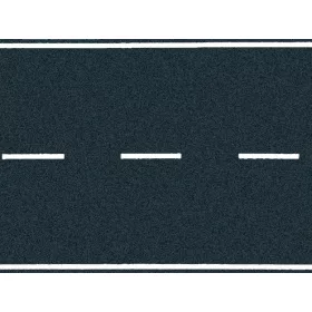 Noch 60706 Országút útburkolat felezővolallal, aszfalt, 66 mm x 1 m (H0)