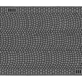 Noch 60722 Macskaköves útburkolat, 66 mm x 1 m (H0)