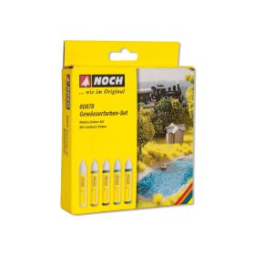 Noch 60878 Vízfelületszínező-készlet, 5 x 30 ml