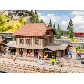 Noch 66007 Vasútállomás oldalrakodóval - Honau - LC (H0)