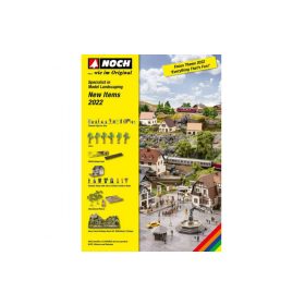 Noch 71737 NOCH Neuheitenprospekt 2022 Engl.New Items