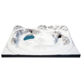   Noch 87042 Obertsdorf félkész terepasztal, téli táj - Styrodur (N)