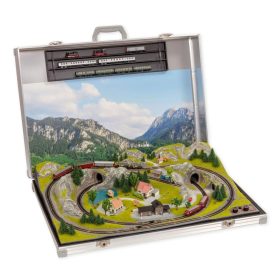   Noch 88410 Füssen kész terepasztal koffer - Minitrix vágányzattal (N)