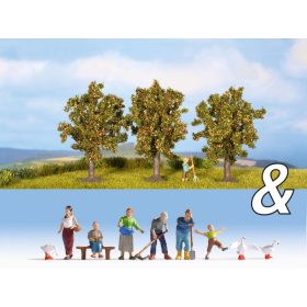 Noch 94014 Almafa (3 db), szüretelőkkel (TT)