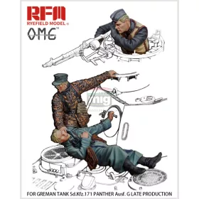  OM35001 Fallen - Figures for German Tank Sd.Kfz. 171 Panther G late production 1/35 figura makett