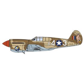 Herpa 81AC127 Curtiss P-40 Warhawk Miss Memphis (1:72)
