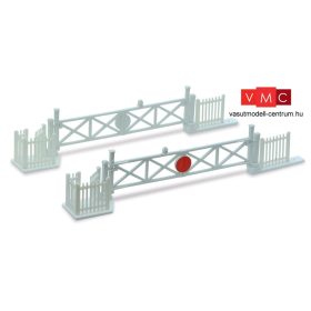 PECO 02730 PECO NB-50 Angol vasúti átjáró, kapukkal (4) és kerítéssel (N)