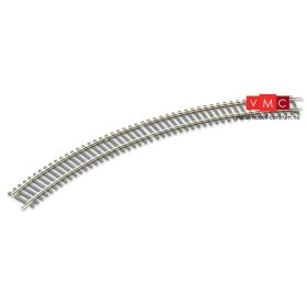 PECO 03100 ST-226 Íves sín, R2=438 mm, 45° (H0) - Code 100 Setrack