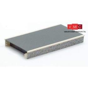 PECO 03350 ST-291 Egyenes peron, kőmintás 168 mm - ST-200 (H0)