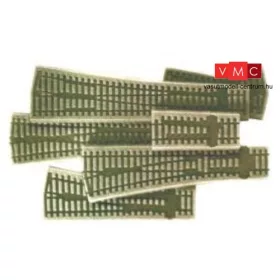 PECO 04080 SL-59 Ágyazat - Jobbos váltóhoz, 12°, közepes, 2 db (H0) - Code 100 / Code 75