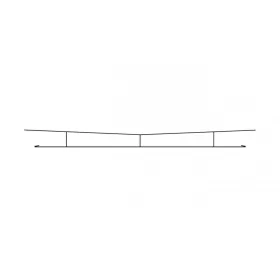 PECO 05751 LC-151 Felsővezeték/munkavezeték, 260 mm, 5 db 00/H0
