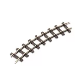 PECO 07091 ST-403 Bányavasúti íves sín, No.1 Radius, 45° R 228 mm x 8 db (H0e) - Code 80 S