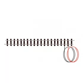 PECO 07094 ST-413 Bányavasúti egyenes sín árambevezetéssel, 174 mm (H0e) - Code 80 Setrack