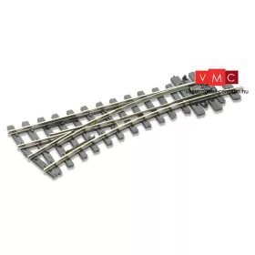 PECO 07120 SL-E492 Bányavasúti balos váltó, 125 mm, R 304 mm 19,5°, polarizált (H0e) - Co