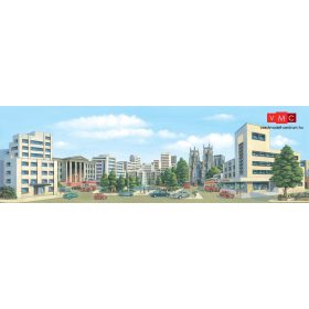 PECO 08540 SK-37 Háttérposzter, közepes - modern nagyváros (173 x 559 mm) (H0,TT)