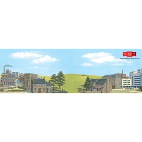 PECO 08610 SK-38 Háttérposzter, közepes - modern nagyváros bővítés (173 x 559 mm) (H0,TT