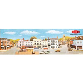 PECO 08680 SK-49 Háttérposzter, közepes - városközpont (173 x 559 mm) (H0,TT)