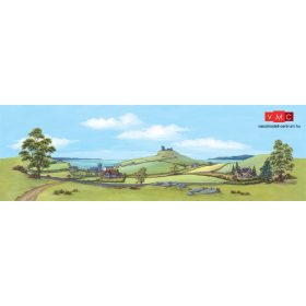 PECO 08810 SK-23 Háttérposzter, nagy - vidéki tengerpart (228 x 737 mm) (H0,TT)