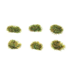 PECO 09407 PSG-54 Fűcsomók (100 db), 4 mm magas - vegyes (0,H0,TT,N)