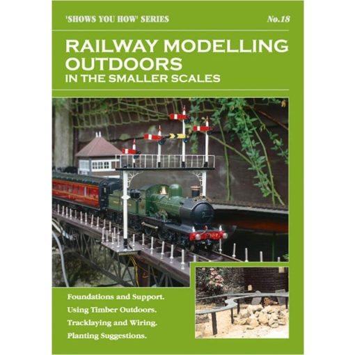 PECO 09743 18 Railway Modelling Outdoors in the Smaller Scales, angol nyelvű füzet