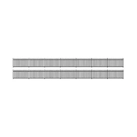 PECO 31543 245 Angol vasúti kerítés, fekete - GWR (N)