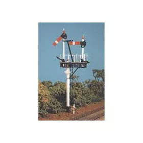 PECO 33025 468 Angol alajelző - GWR Round Post (1 set Brackets/jcn.Signals) (00/H0)
