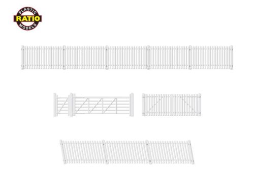 PECO 33220 420 Angol állomási kerítés, GWR - fehér (00/H0)