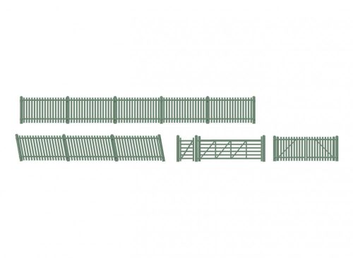 PECO 33301 430 Angol állomási kerítés, zöld (00/H0)